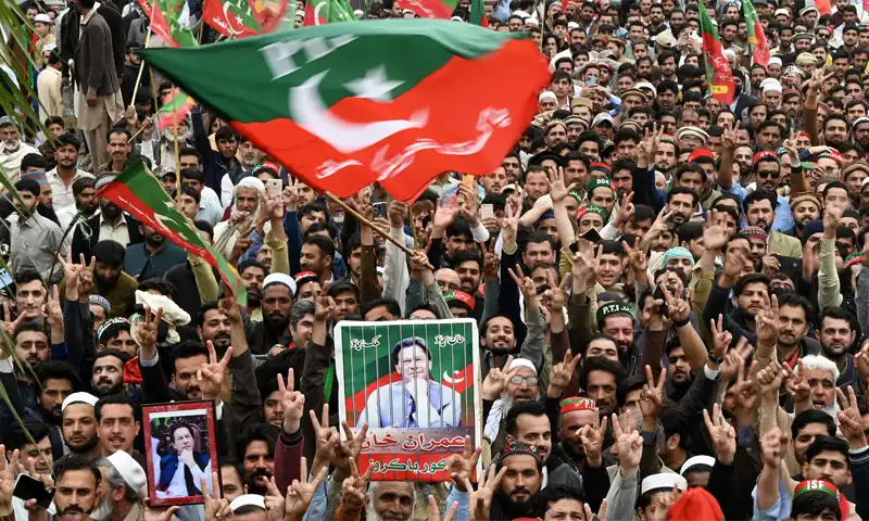 pti protest at adiala jail