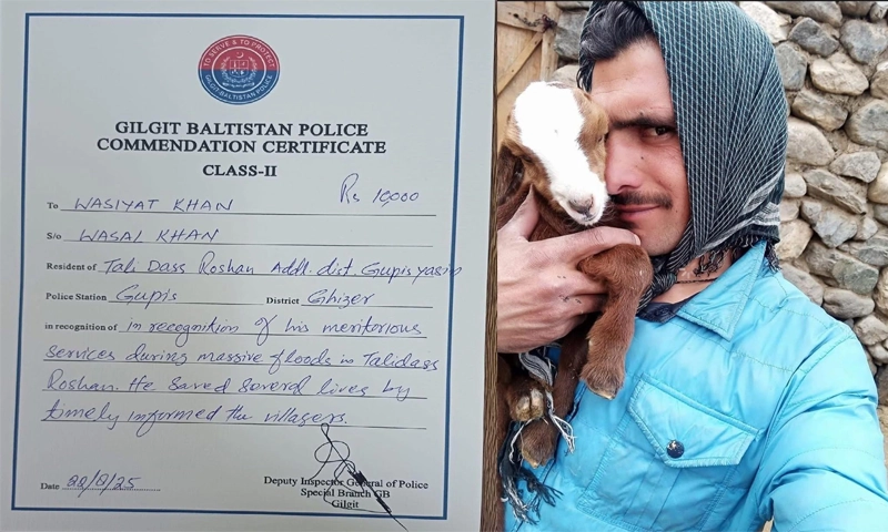 shephered saves hundreds in ghizer glacier flood