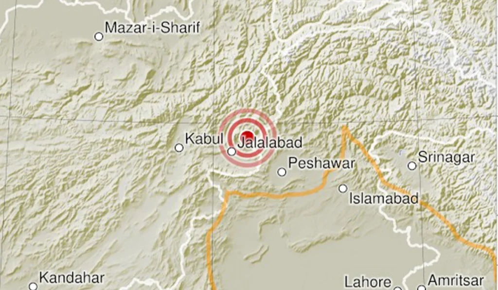 Earthquake of magnitude 6.2 shakes upper Pakistan, Afghanistan