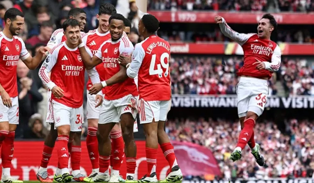 Arsenal against Nottingham Forest