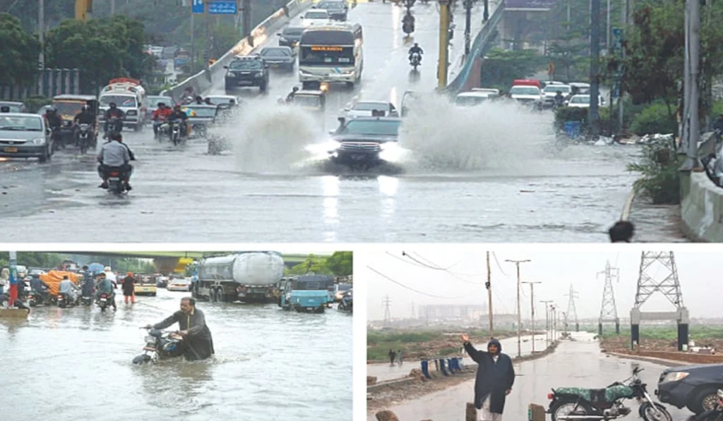 rains flood Karachi