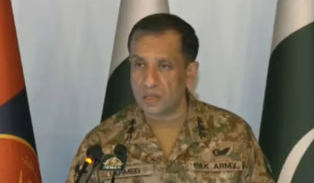 ISPR says political system working in AJK, questions violent politics