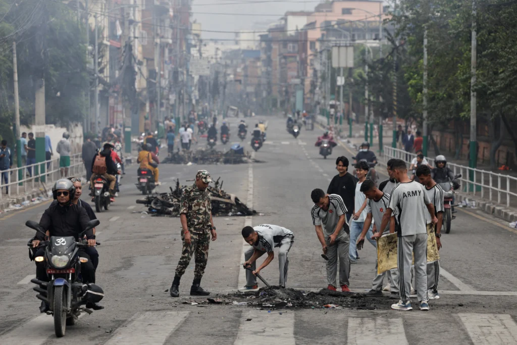Kathmandu Protests Army