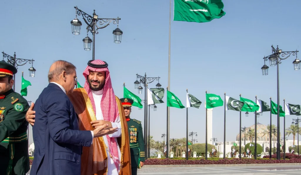 Shehbaz meets Mohammed bin Salman to advance cooperation
