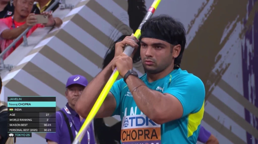 Neeraj Chopra Tokyo