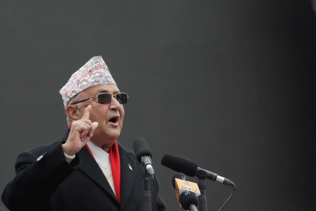 Nepal PM Oli resignation