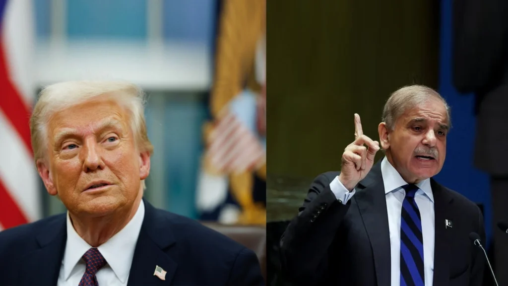 Trump Shehbaz US meeting