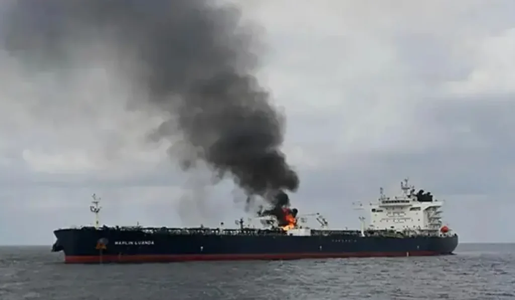 Israeli drone hits LPG tanker