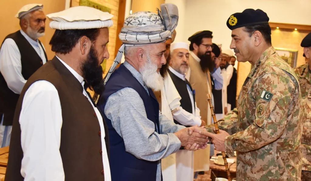 Tribal elders extend full support in meeting with Field Marshal