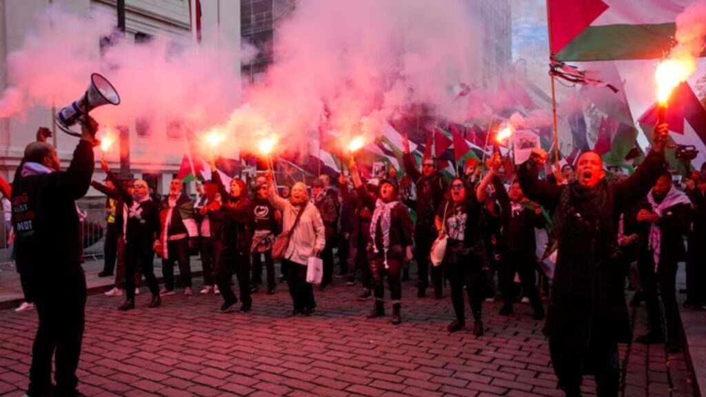  Pro-Palestinian march