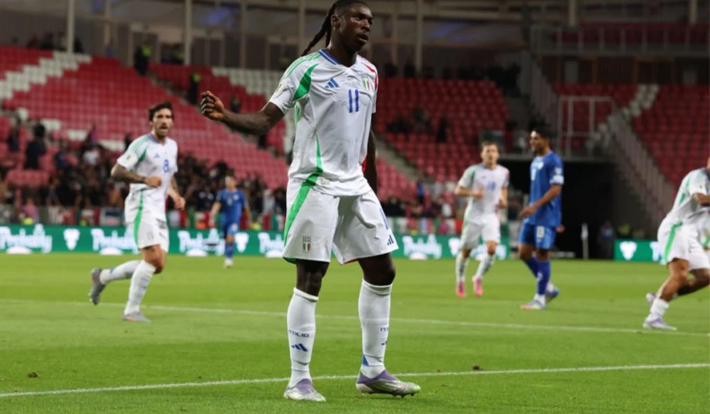 Injury rules Italy striker Kean out of World Cup qualifier with Israel