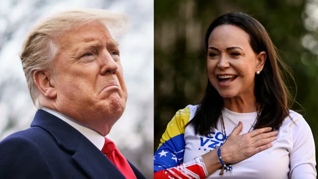 Machado dedicates Nobel Peace Prize to Trump