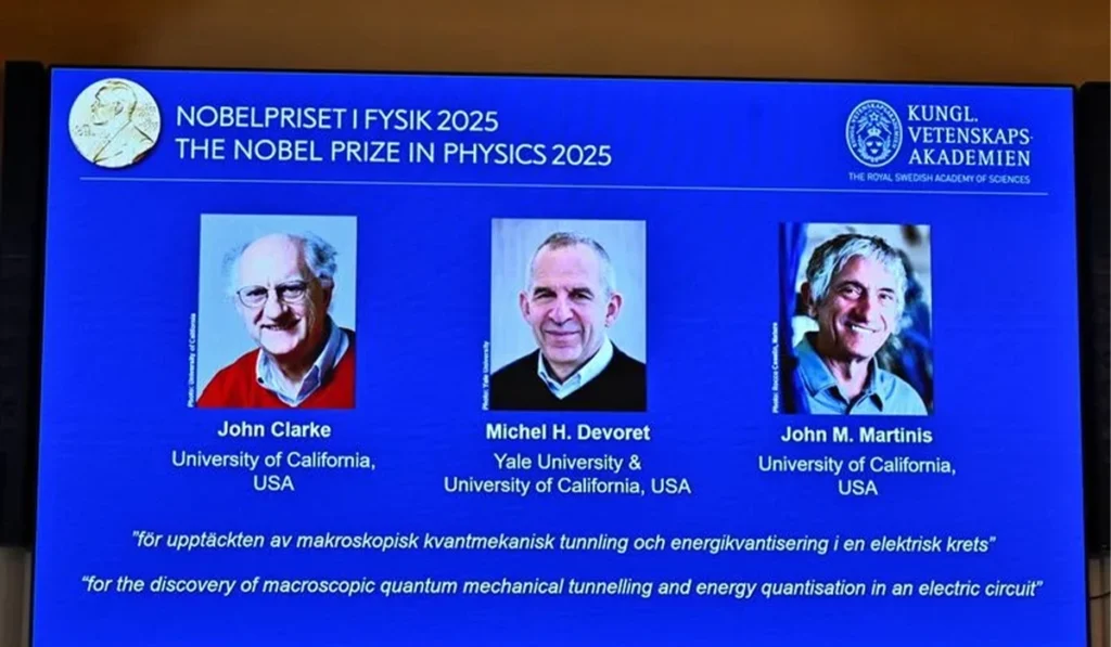 Nobel physics prize goes to pioneers of quantum mechanics