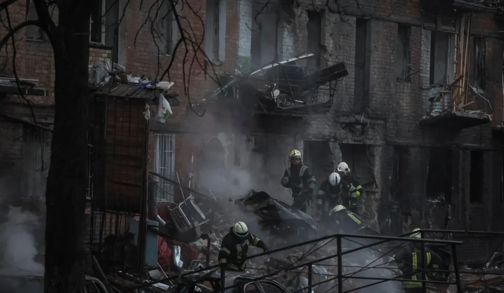 Russian strikes on Ukraine