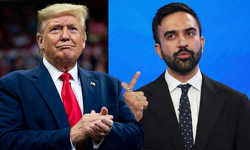 Donald Trump to Zohran Mamdani