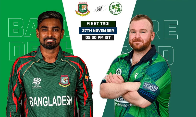 Ireland VS Bangladesh face off as BAN elect to field first in T20 clash