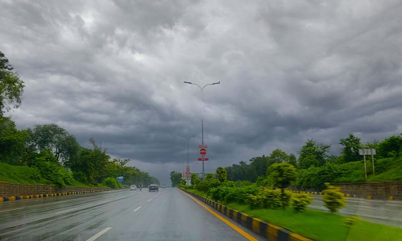 Rain in Islamabad