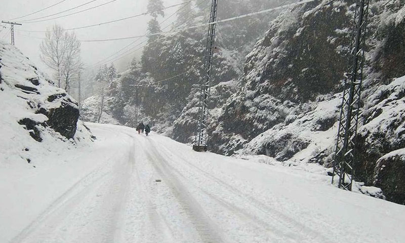 Murree snowfall season