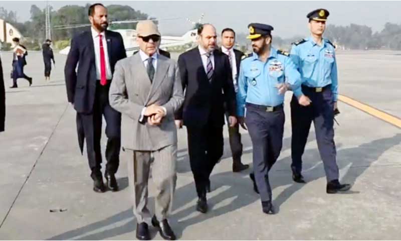 Shehbaz Sharif leaves for Bahrain
