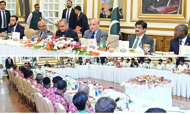 PM hosts luncheon for Tri-Nation Series teams