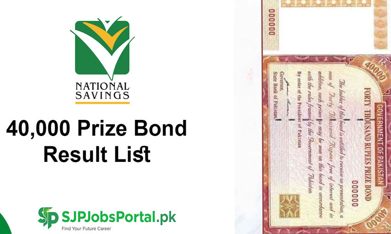 Rs40,000 prize bond result 2025 for Sialkot announced today