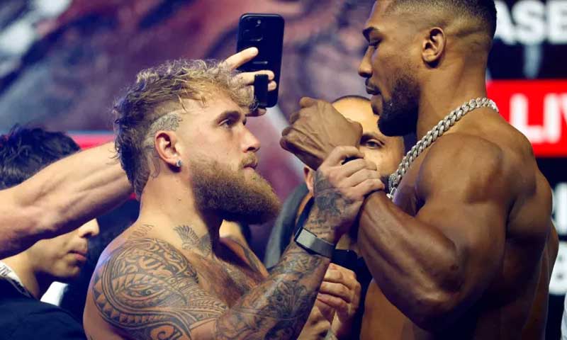 Anthony Joshua Jake Paul