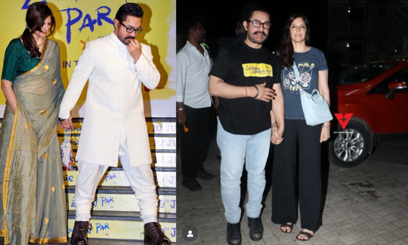 Aamir Khan celebrates New Year holidays with girlfriend Gauri Spratt