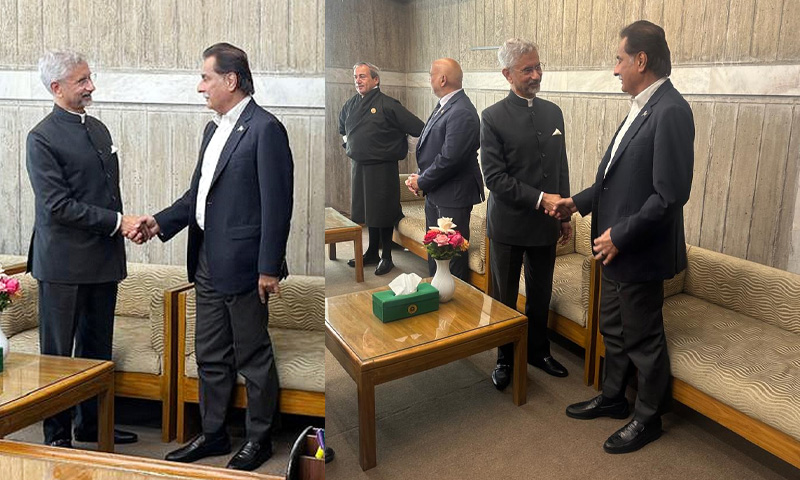 Jaishankar meets Ayaz Sadiq