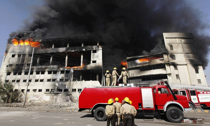 Karachi fire