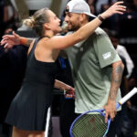 Nick Kyrgios beats Aryna Sabalenka in highly publicised ‘Battle of the Sexes’ exhibition