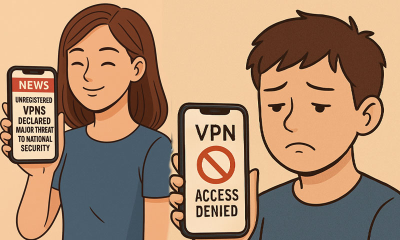 Unregistered VPNs declared major threat to national security