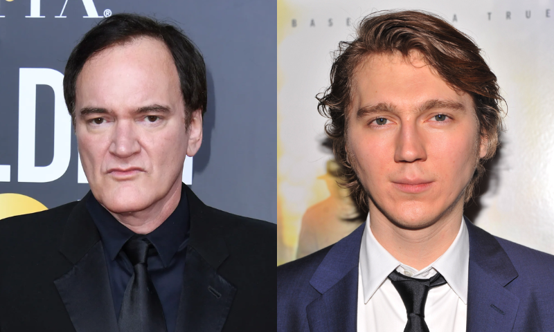 Quentin Tarantino and Paul Dano