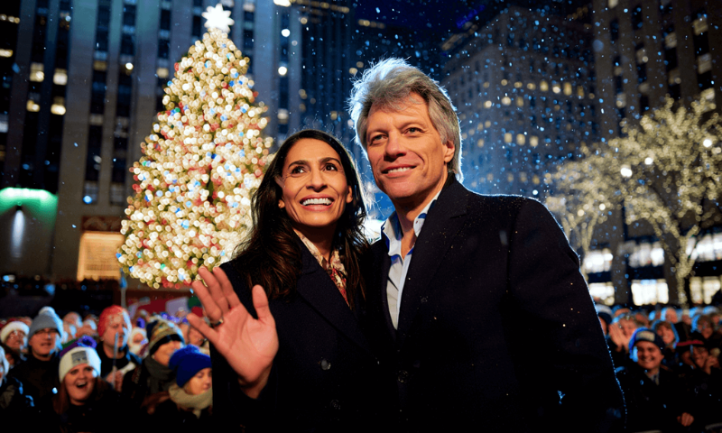 Jon Bon Jovi and Dorothea Hurley co-hosted the annual holiday special on December 3, 2025