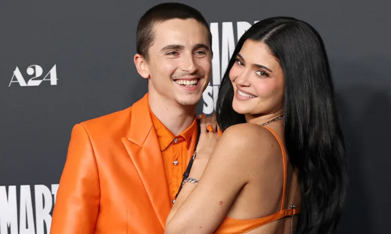 Kylie Jenner and Timothée Chalamet
