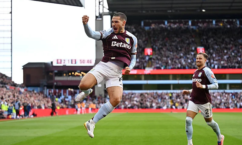 Buendia’s late strike hands Aston Villa shock win over Arsenal