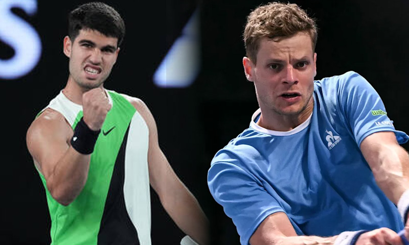 Carlos Alcaraz VS Yannick Hanfmann