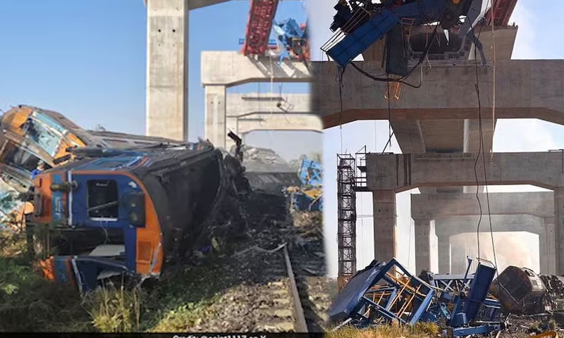 Thailand train accident: At least 32 dead after crane falls on passing train