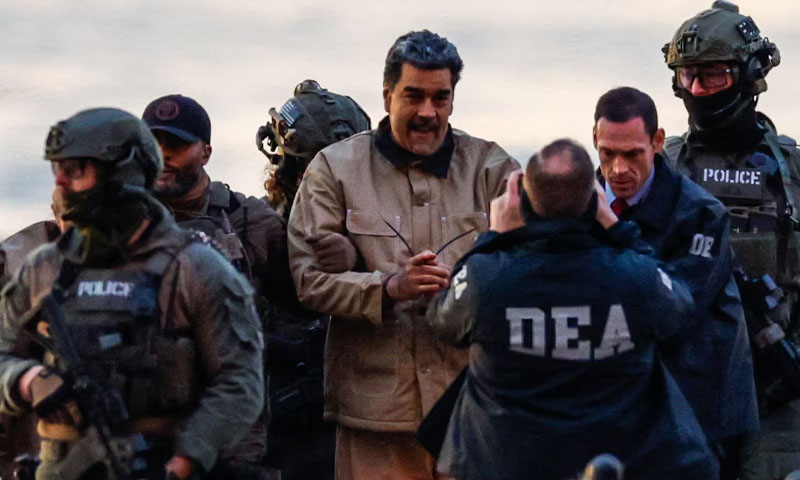Venezuela’s Maduro produced in New York court