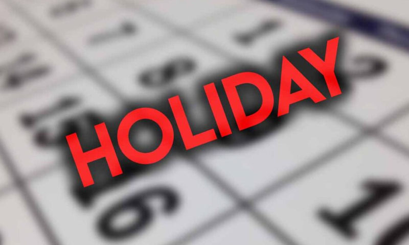 Govt shares schedule for 2026 public holidays