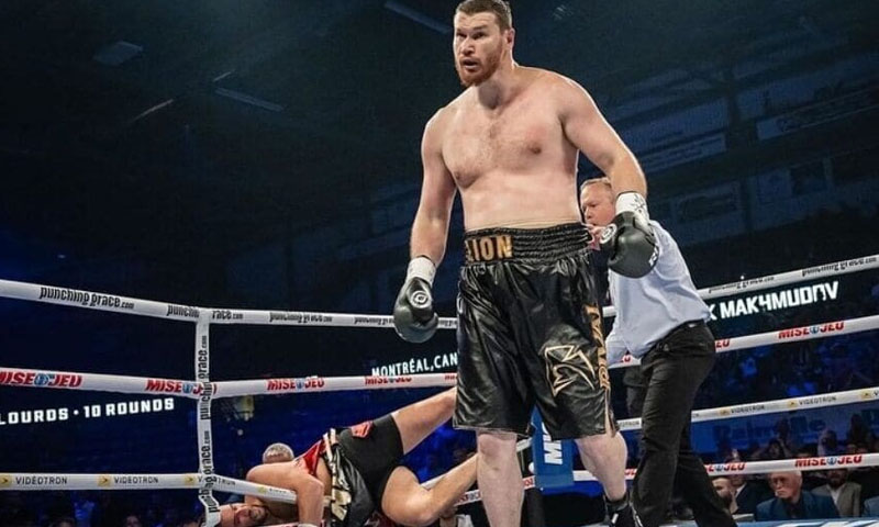 Why is Russian heavyweight boxer Arslanbek Makhmudov trending