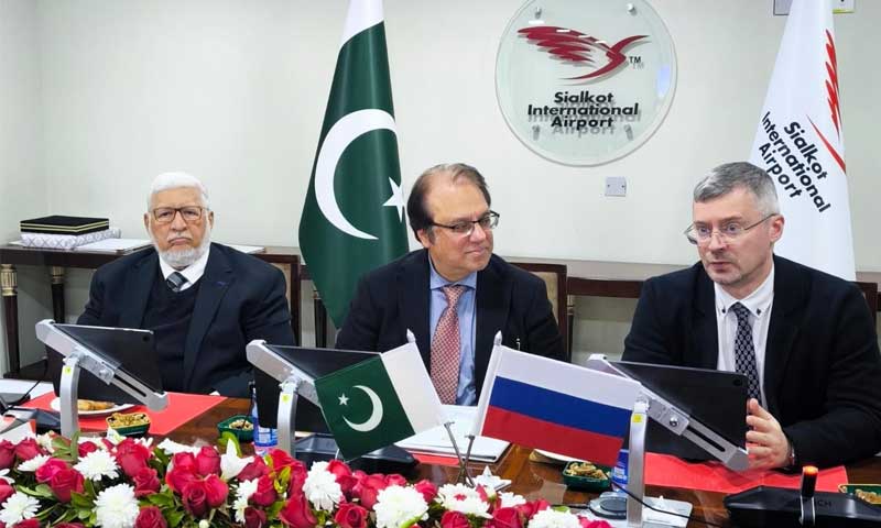 Pakistan, Russia discuss resuming direct flights at Sialkot airport meeting
