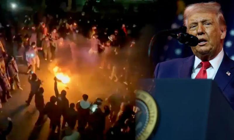 Trump urges Iranians to keep protesting