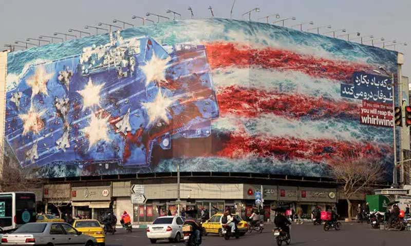 Trump says another U.S. armada is bearing down on Iran as Tehran stages drills near Strait of Hormuz