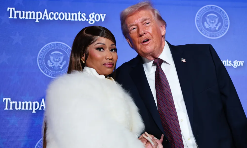 Nicki Minaj and Donald Trump