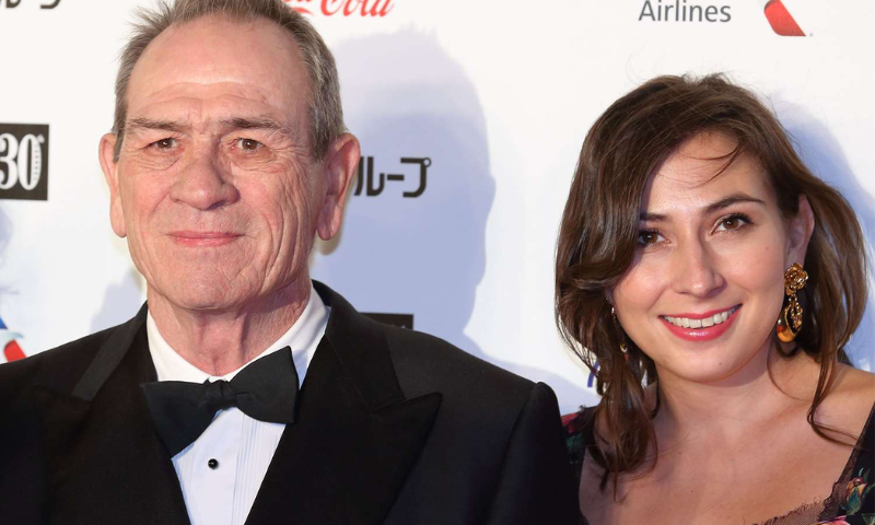 Tommy Lee Jones and Victoria Jones