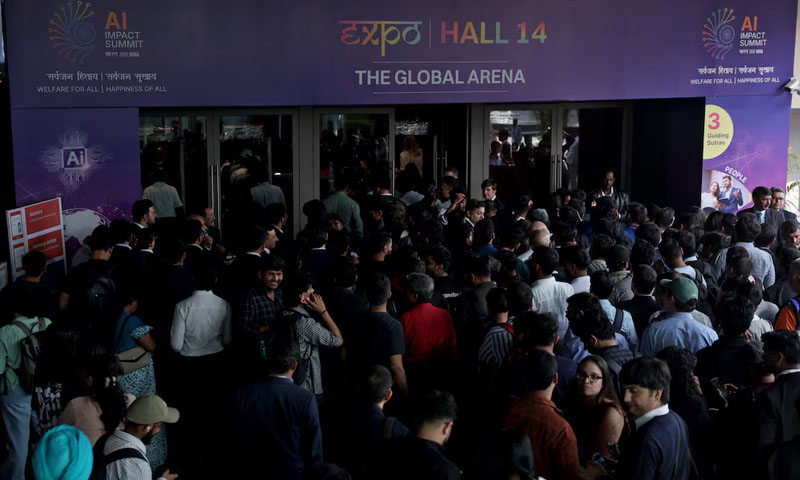 Long queues, confusion mark opening of India’s AI Impact Summit in New Delhi