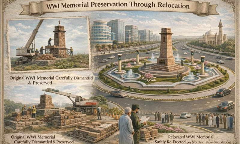 WWI memorial not demolished