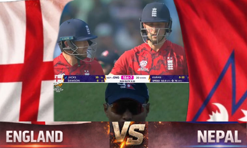 ENG vs NEP: England post highest total of 2026 T20 World Cup so far