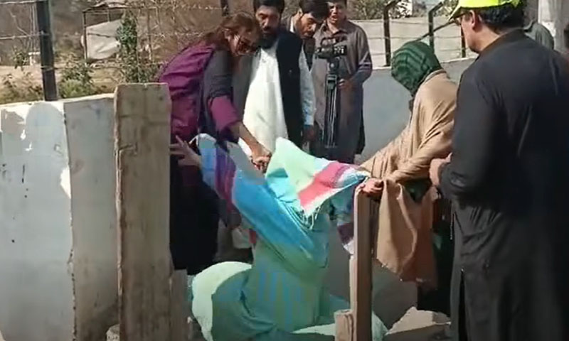 Imran Khan’s sister injured after falling into drain outside Adiala jail