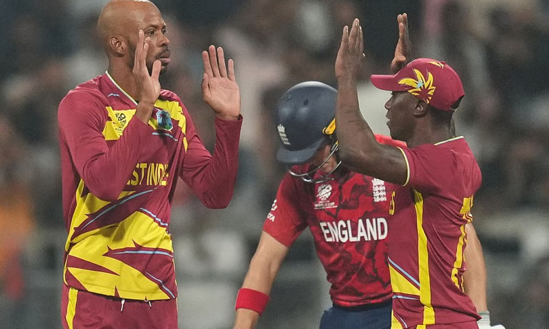 WI vs ENG: England beaten by 30 runs as Motie shines, Rutherford’s 76 seals the deal